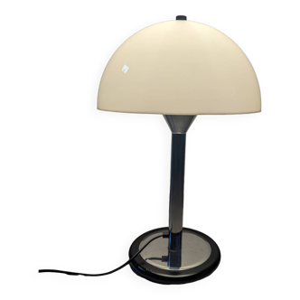 Lampe Champignon vintage chromée par Guzzini - 1970