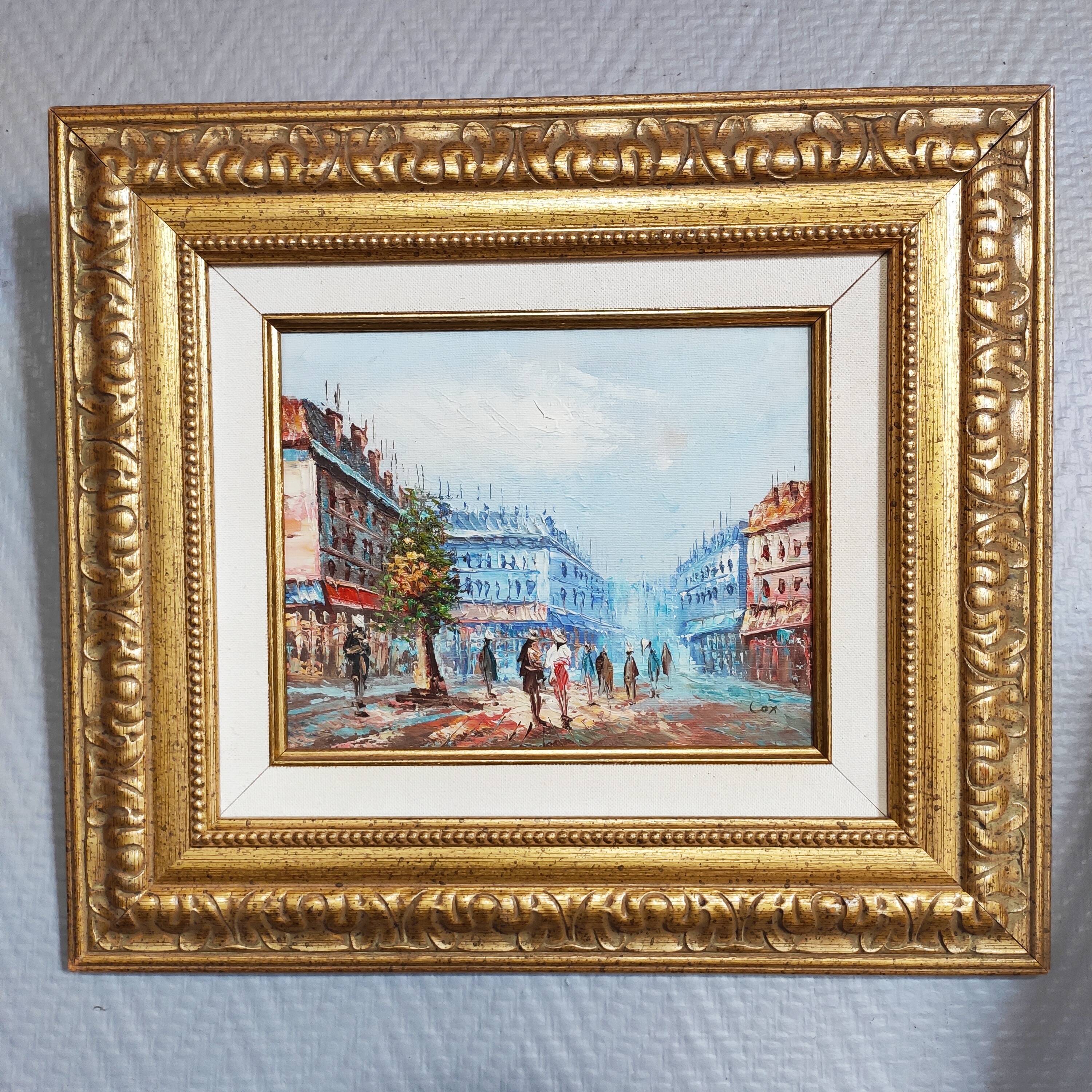 "Paris Street" wall painting