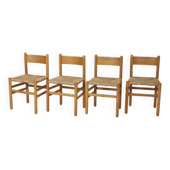 Set de 4 chaises johan van heulen, 1960s