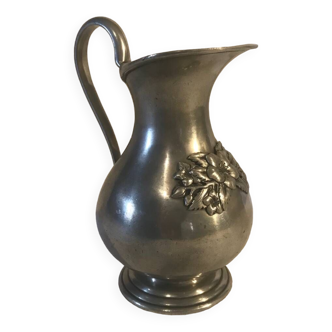 Pewter pitcher