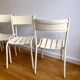 Old chairs of gardens or beaches