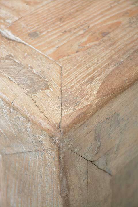 Chinese sideboard in natural elm
