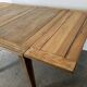 1930s solid oak extending draw-leaf dining table | Arts & Crafts style