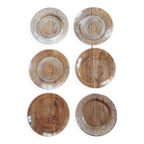 Vintage Mismatched Glass Dessert Plates