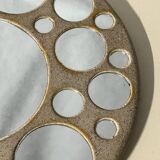 Round ceramic mirror