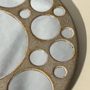 Miroir rond en céramique