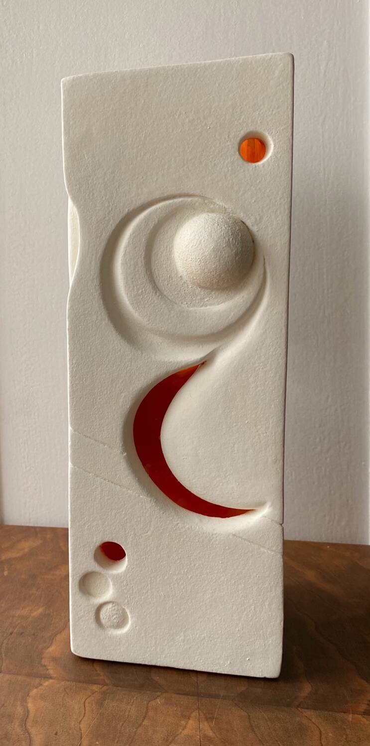 Lampe d’ambiance . Sculpture . Fait main