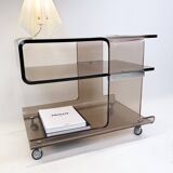 A plexiglass bar signed "Michel Dumas", 1970s.