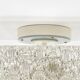 J.T. Kalmar Square Applique Ceiling Light in Brass and Textured Glass, 1950s