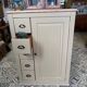 Beige sideboard with 5 drawers