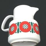 1970s melitta coffee maker (porcelain germany) retro décor, bright red and green