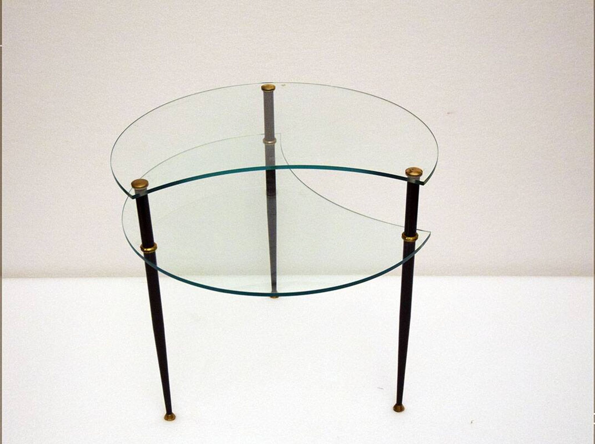 Edoardo Poli asymmetrical coffee table for Vitrex, 196