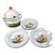 Soup set, tureen and 9 hollow plates 60s Winterling Bavaria