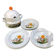 Soup set, tureen and 9 hollow plates 60s Winterling Bavaria