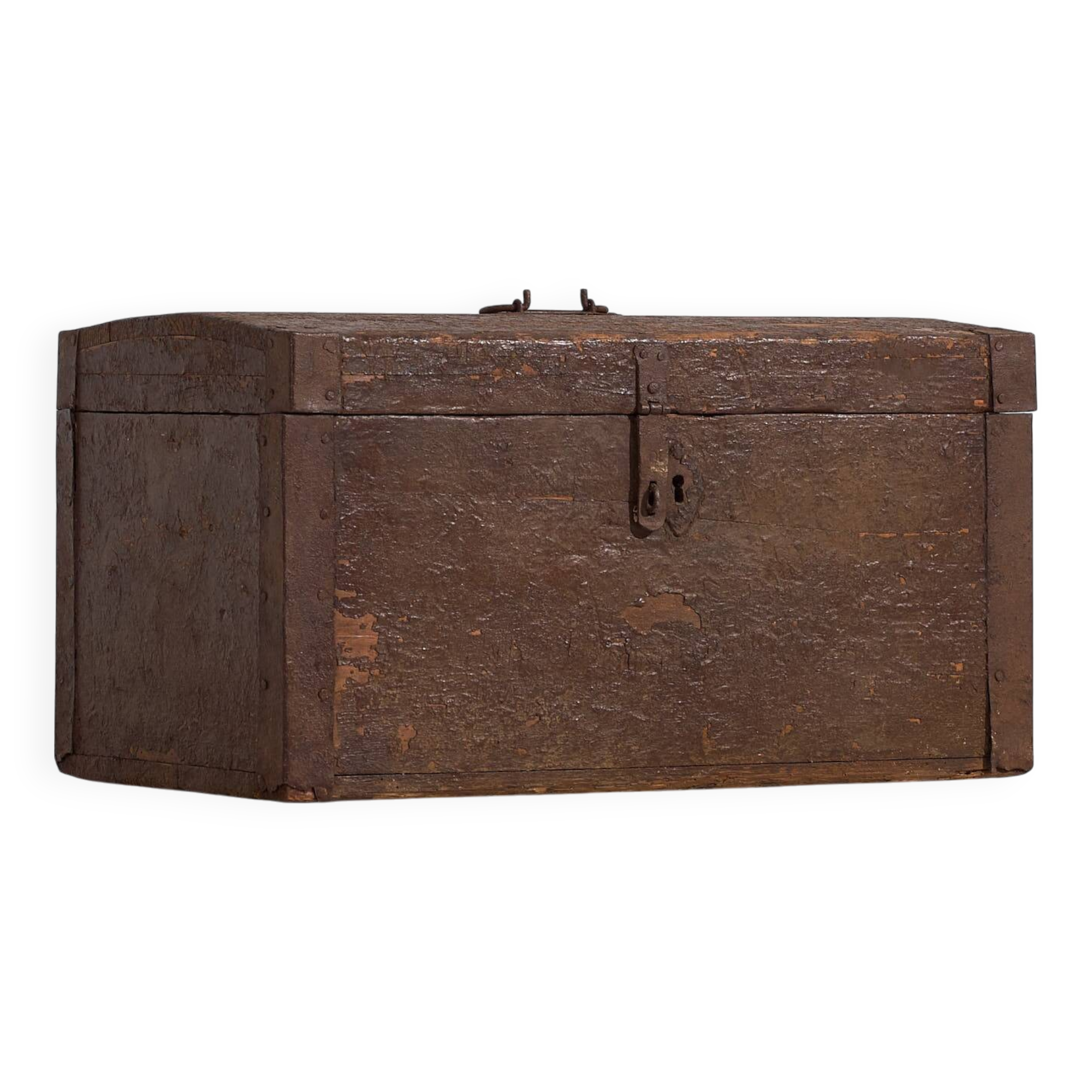 Antique metal frame chest (c.1920) #3