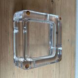 Square crystal ashtray / empty pocket