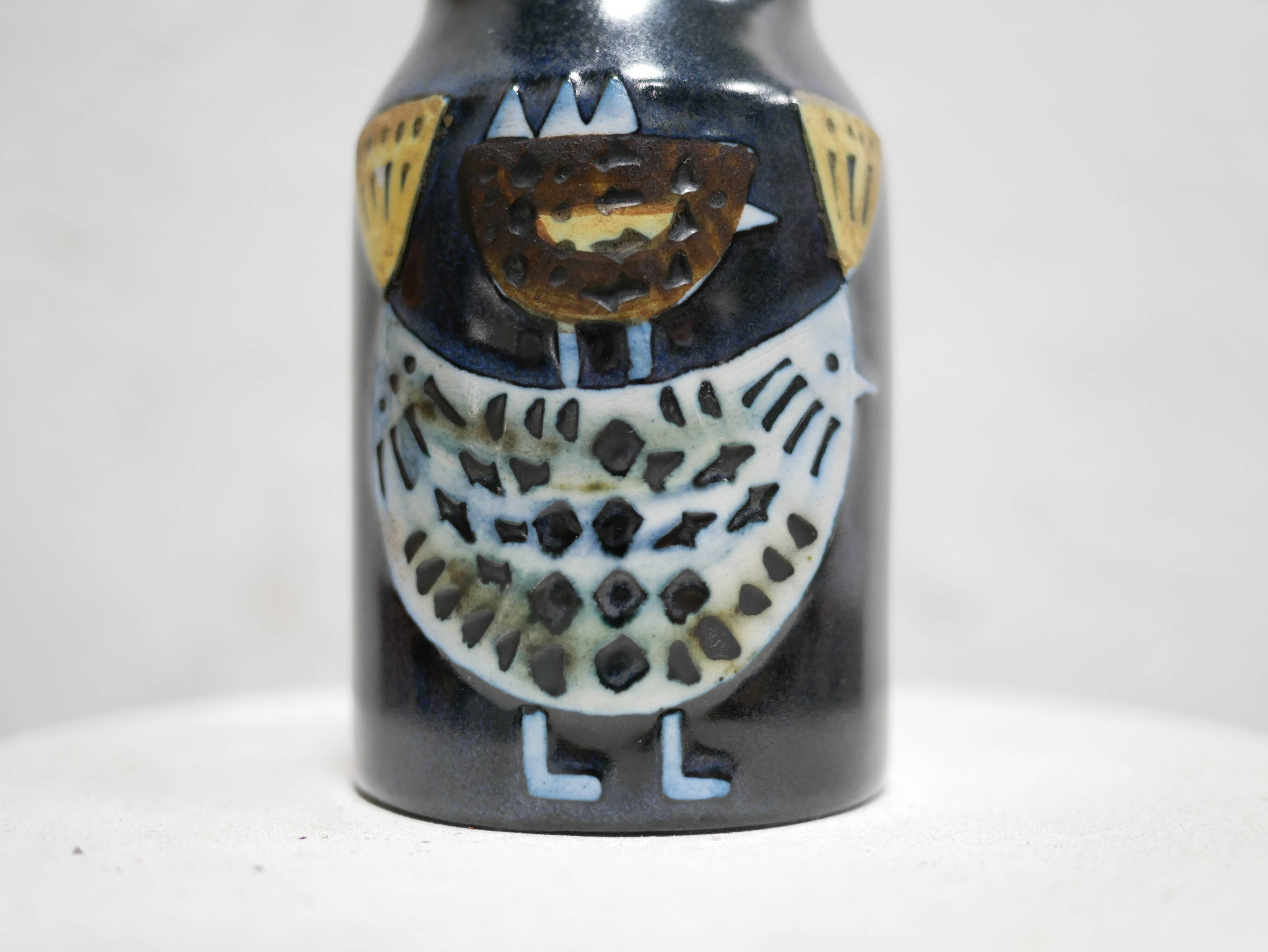 Vintage Scandinavian ceramic vase by Lisa Larson for Gustavsberg