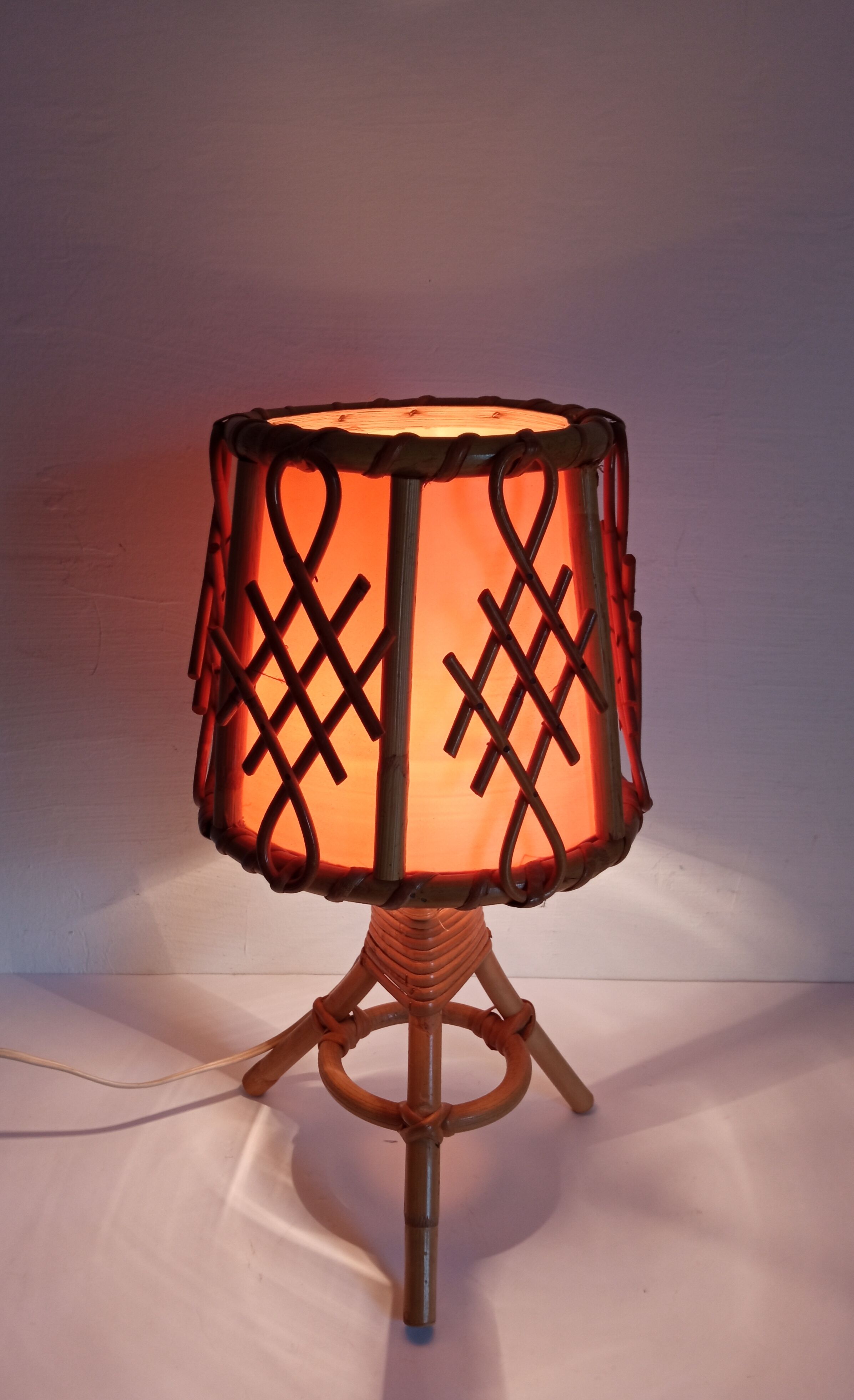 Lampe de chevet bambou