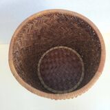 Antique basket in fine wickerwork