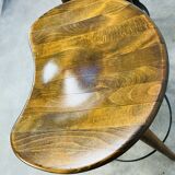 3 brutalist bar stools in Scandinavian style from the 60s