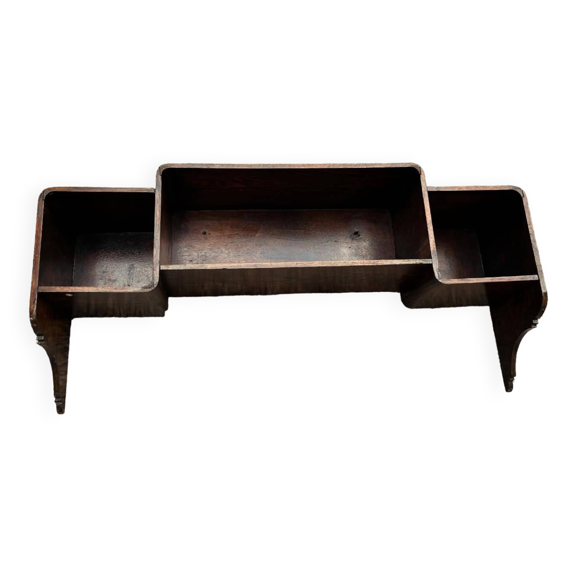 1940s wooden wall shelf
