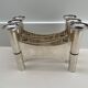 Candle Holder in Silver Metal
