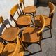 Série de 7 chaises bistrot vintage