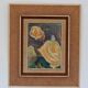 Original Mid Century Swedish Oil on Canvas – “Roses” by Hans Ripa