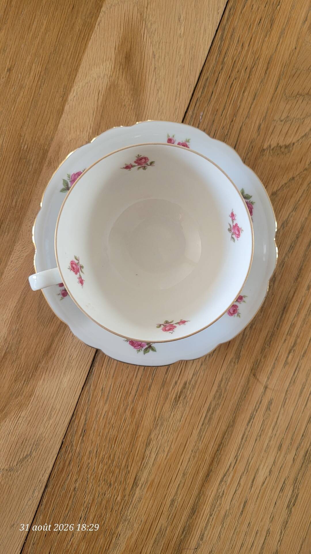 5 cups and saucers Seltmann Weiden Bavaria Model Nora
