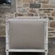 Daybed - Louis XVI style bench, reupholstered in linen