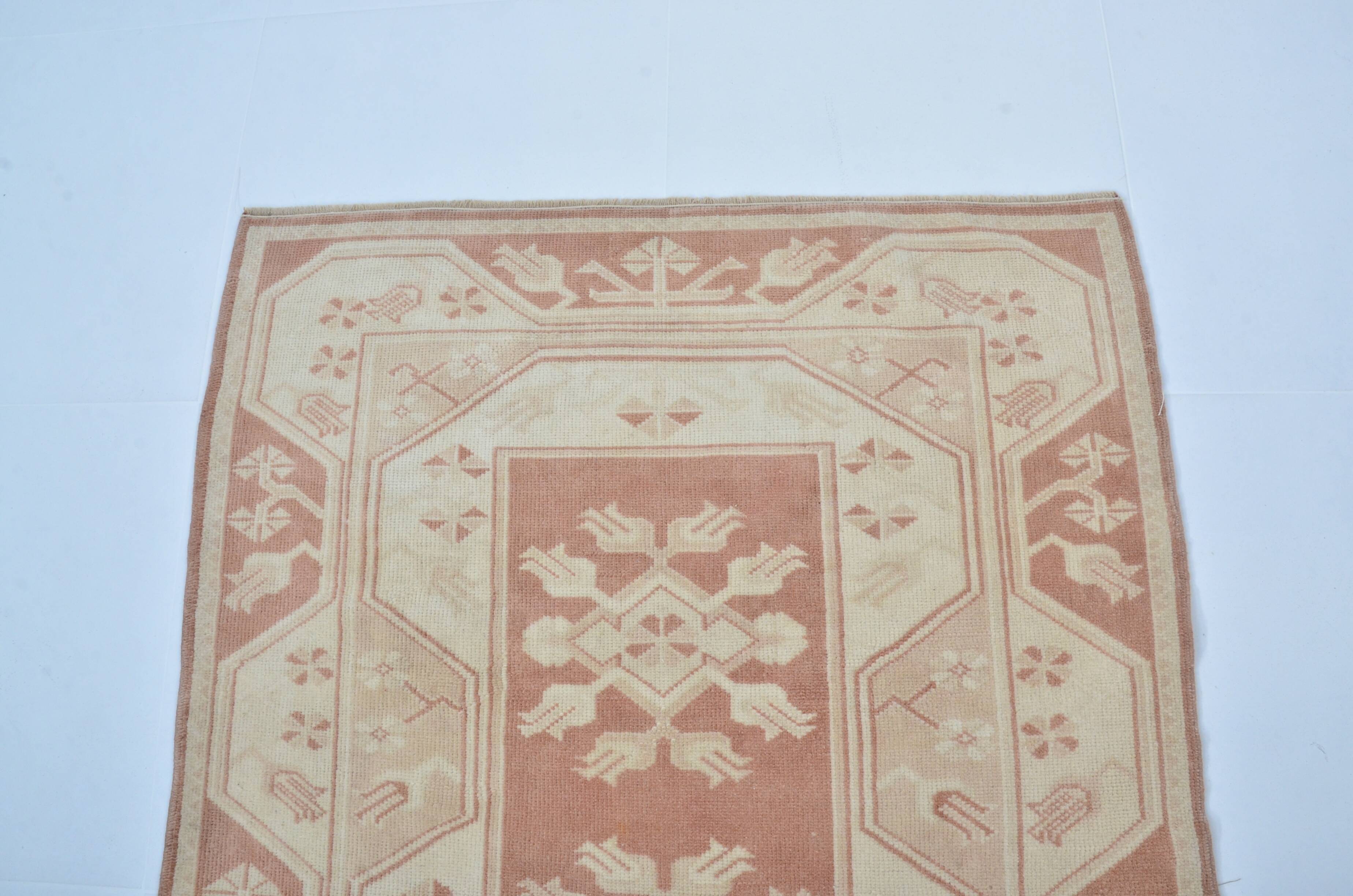 Turkish Oushak handmade rug sku 3560