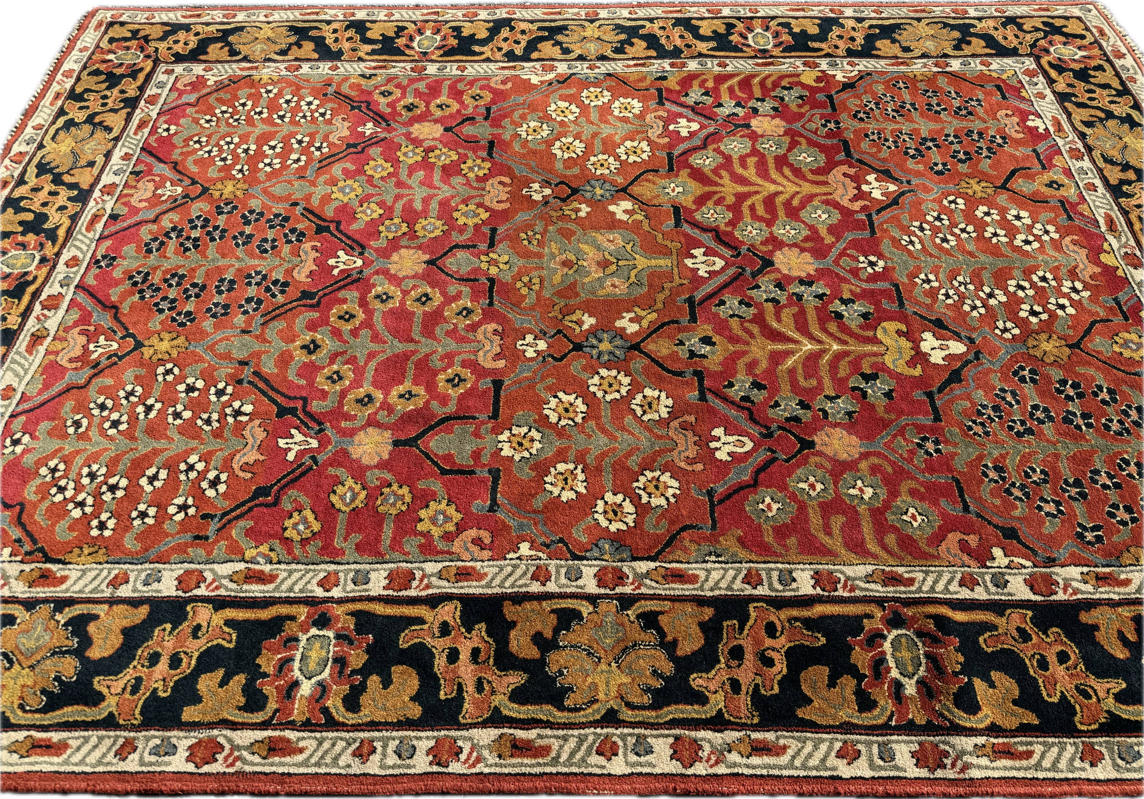 French Janus Lily Point Rug