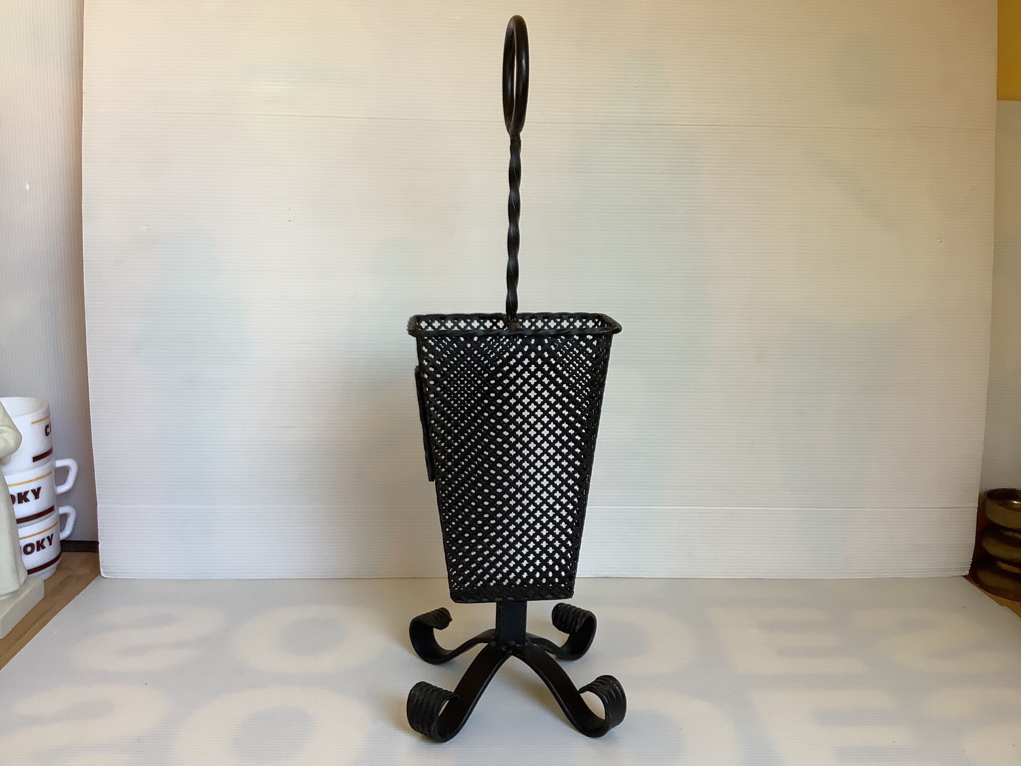 Fireplace match holder