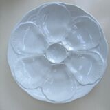 Porcelain oyster plate – set of 4
