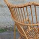 Rocking-chair en rotin , années 50/60