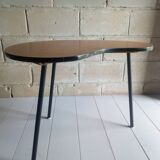 Scandinavian side table shaped bean with three feet