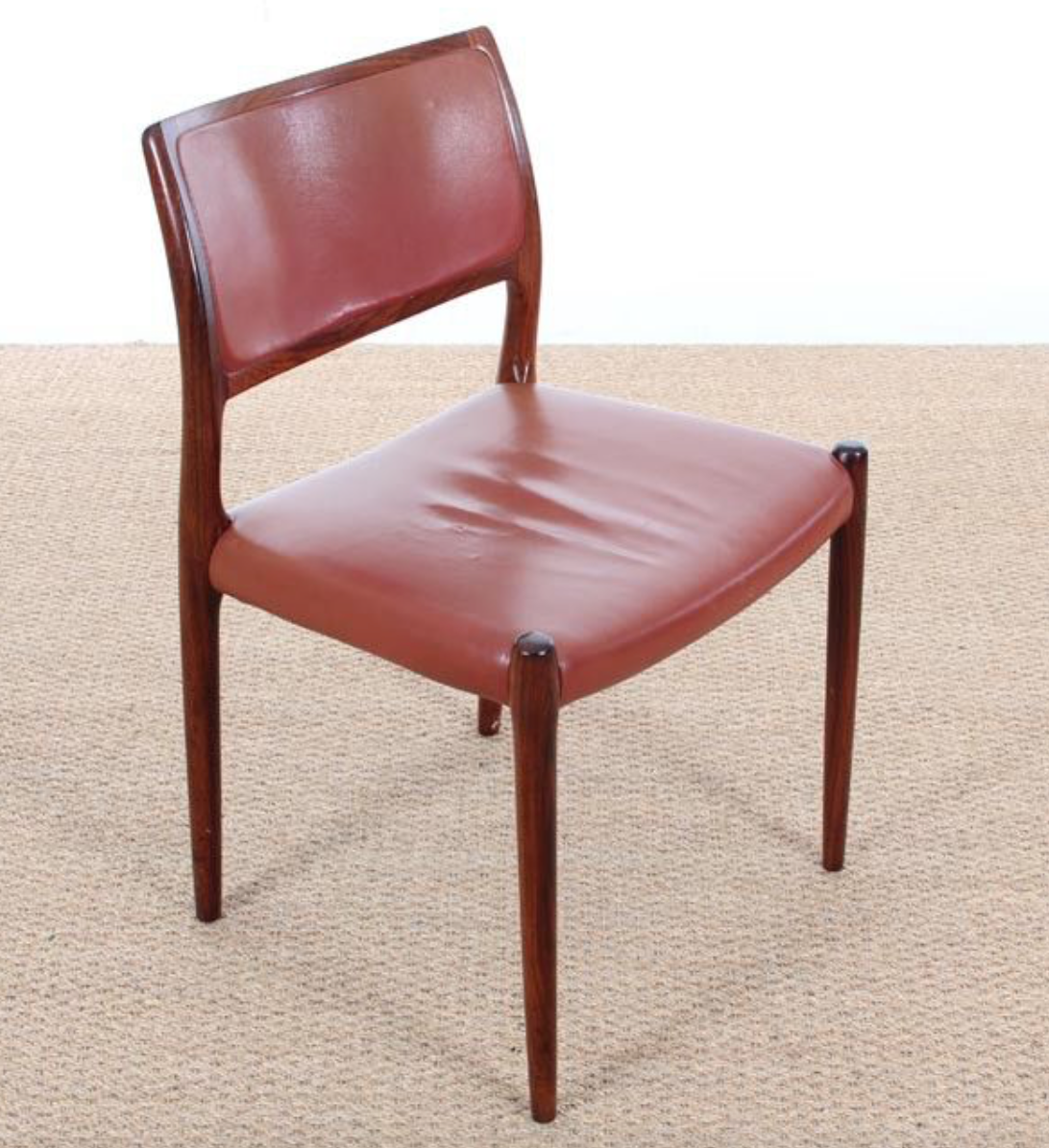 By Niels Möller 1968 rosewood lounge chairs