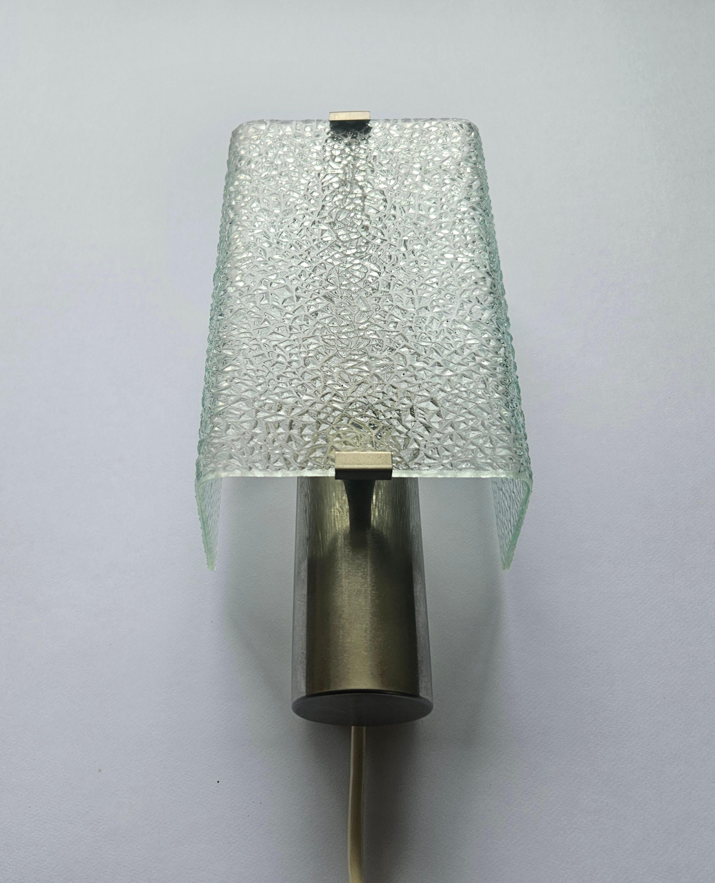 Rare Mid-Century Wall Lamp in the Style of Kalmar, Germany, 1970s