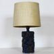 Table lamp "Climbing Women", partially glazed stoneware, by Sys M