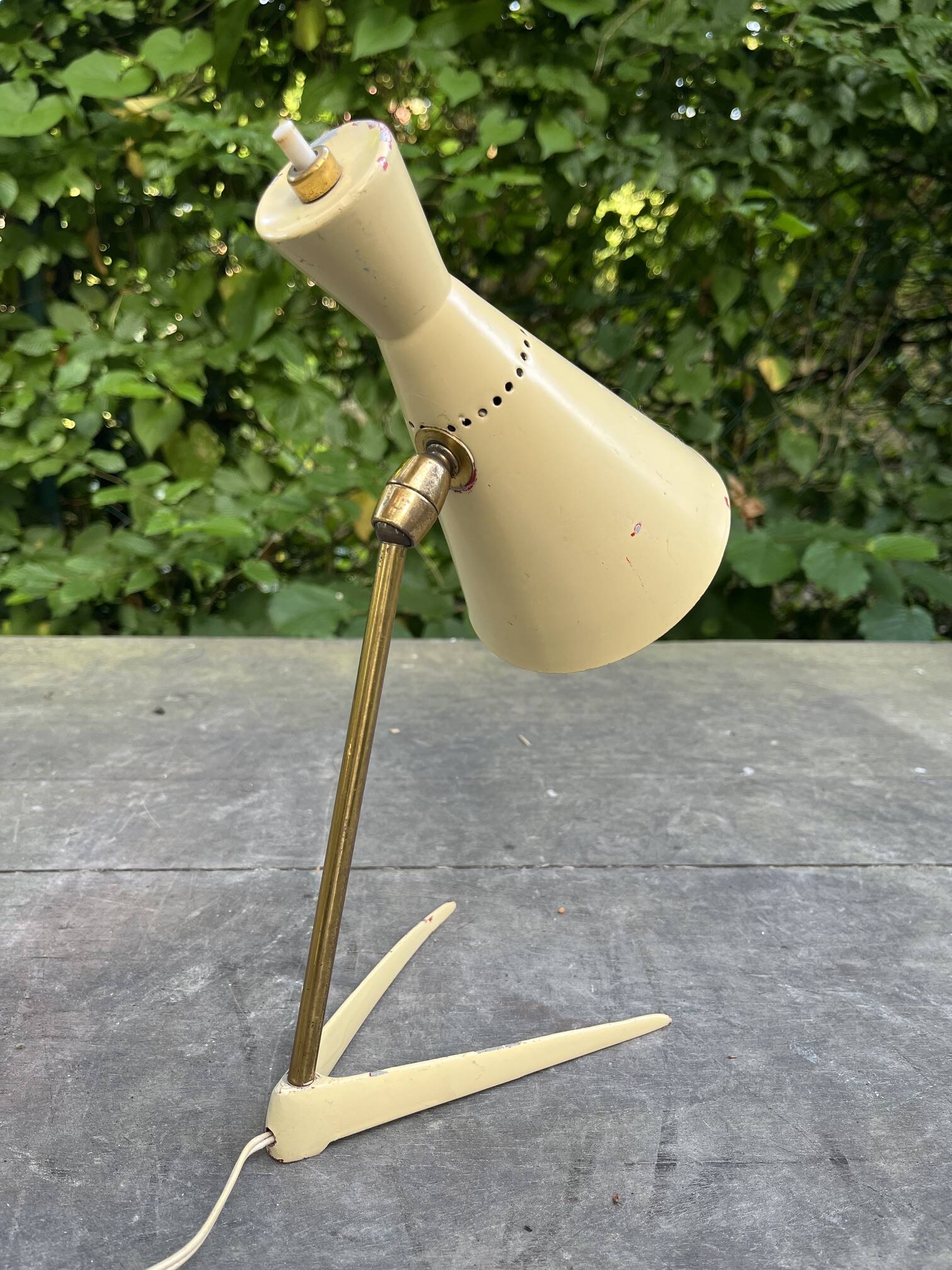 Ancienne lampe cocotte diabolo