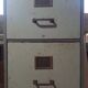 Industrial metal drawer cabinet Y.A. Chauvin Paris 1940s