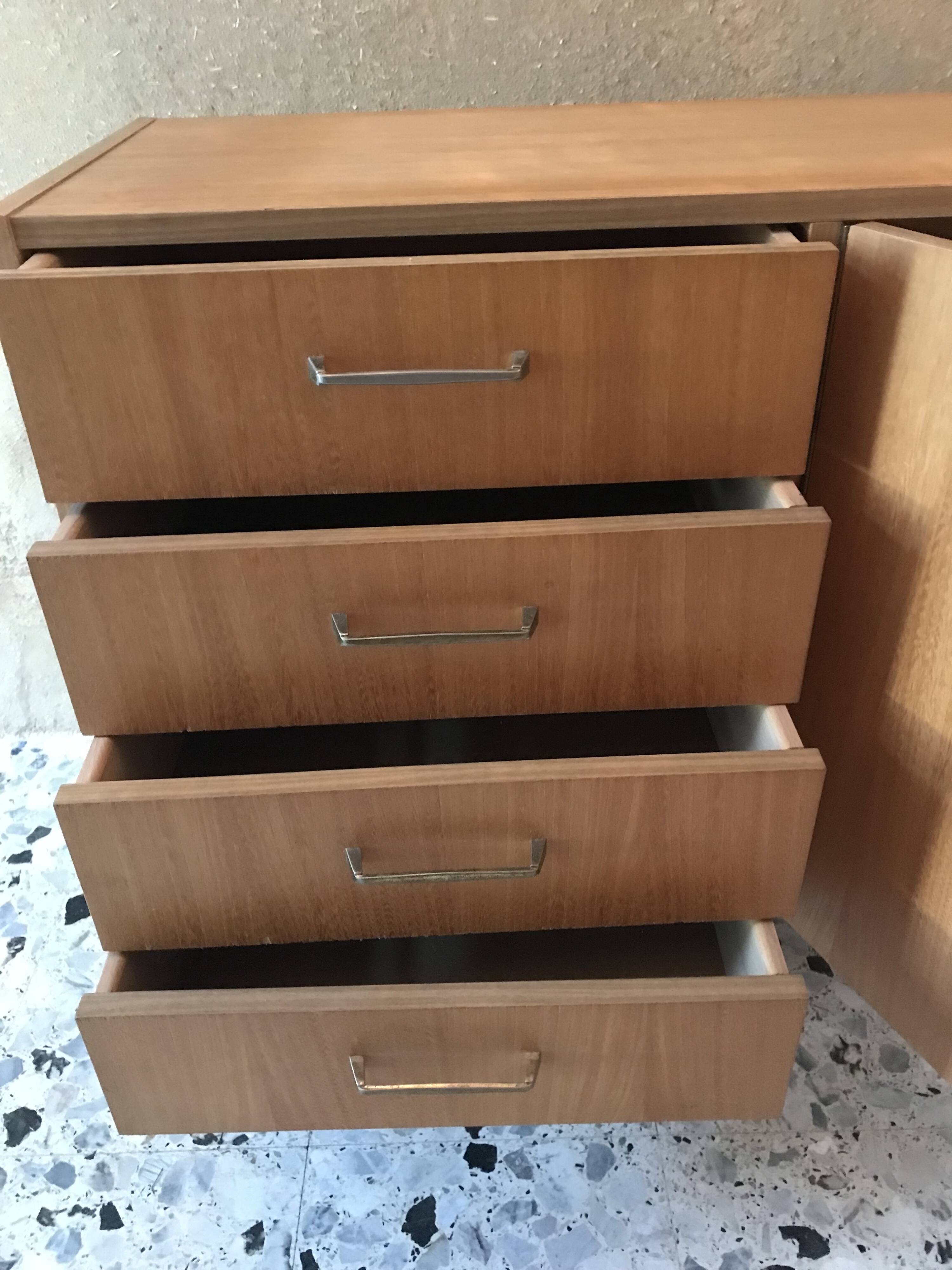 Vintage sideboard in light wood