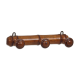 1900 bamboo-style wall coat holder