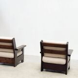 Brutalist lounge chairs