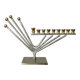 Menorah hanukkah candle holder with 9 candles design Korem 1970