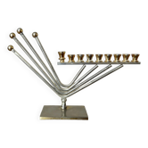 Menorah hanukkah candle holder with 9 candles design Korem 1970