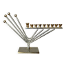Bougeoir menorah hanouka à 9 bougies design Korem 1970