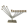 Menorah hanukkah candle holder with 9 candles design Korem 1970