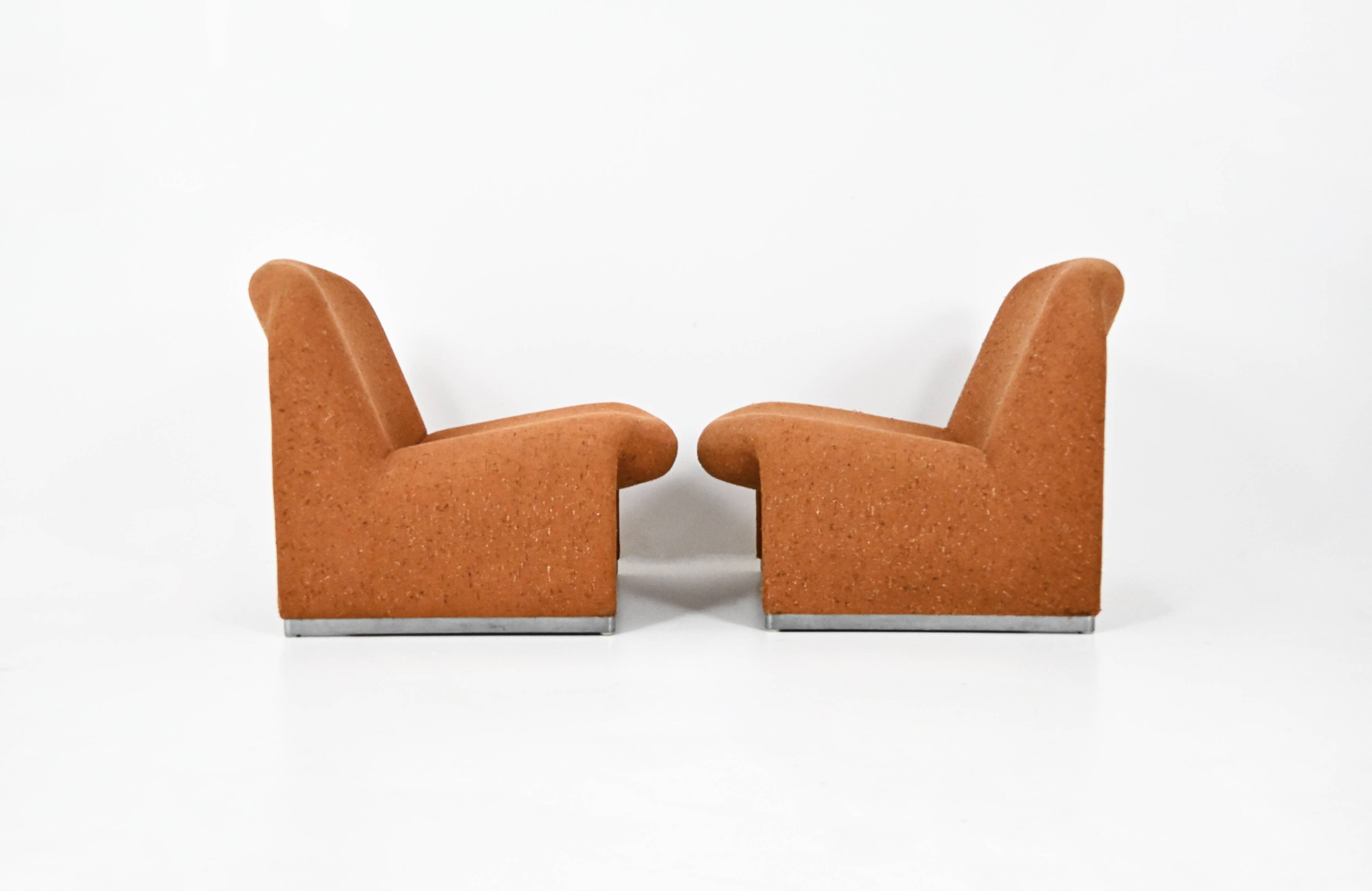 Pair of Alky armchairs by Giancarlo Piretti for Anonima Castelli, 1970s