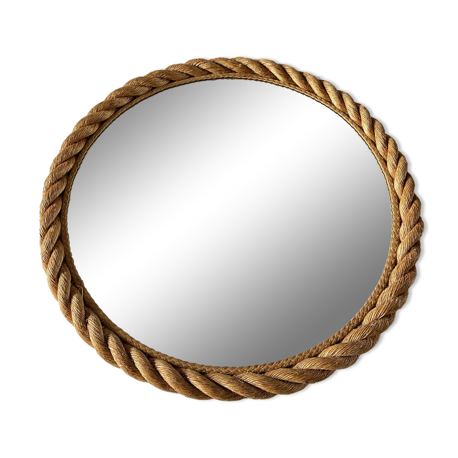Vintage mirror in rope